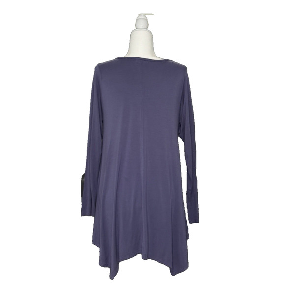 Larace Tunic Top Women M Relaxed Fit Everyday Basic Casual Loungewear Essential - Picture 2 of 10